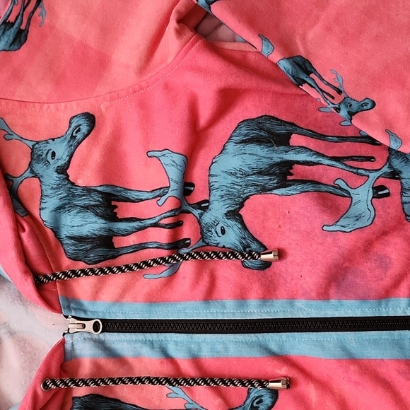 Blue Moose hoodie - Picture 2 of 5